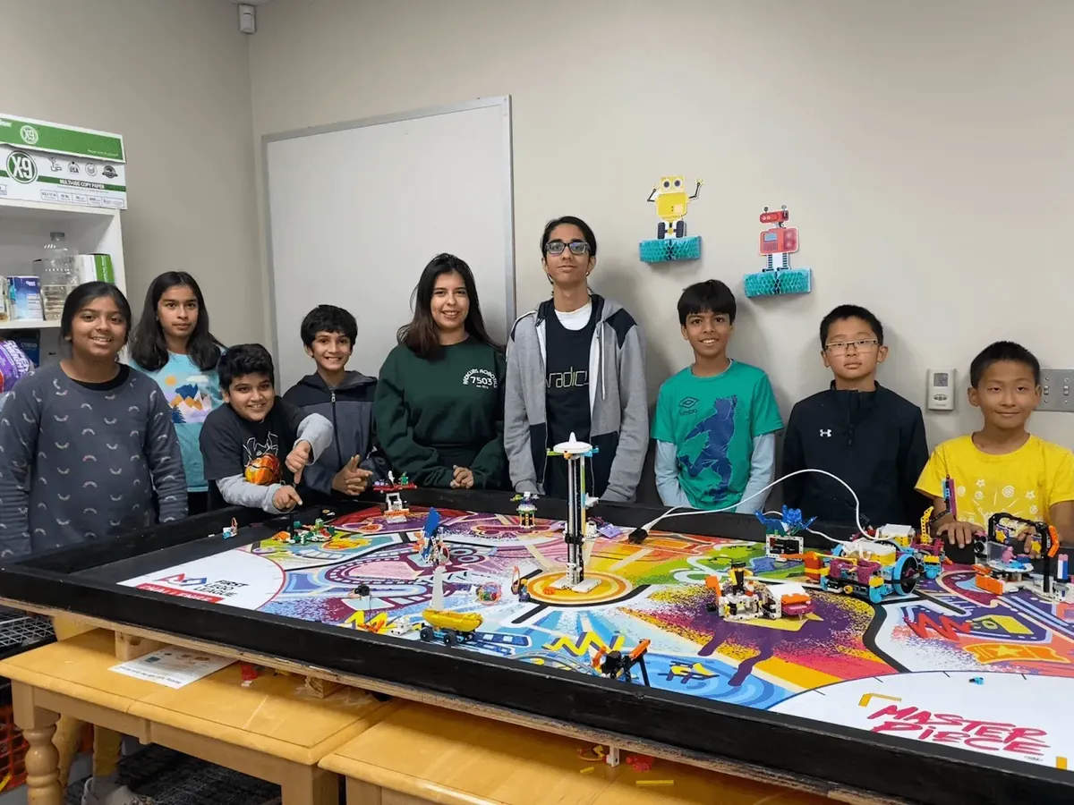 We were given the opportunity to help out team a FLL team from Skaggs elementary school and help them with their competition.